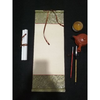 Biểu lụa giấy dó, giấy gió ta ngang 25cm