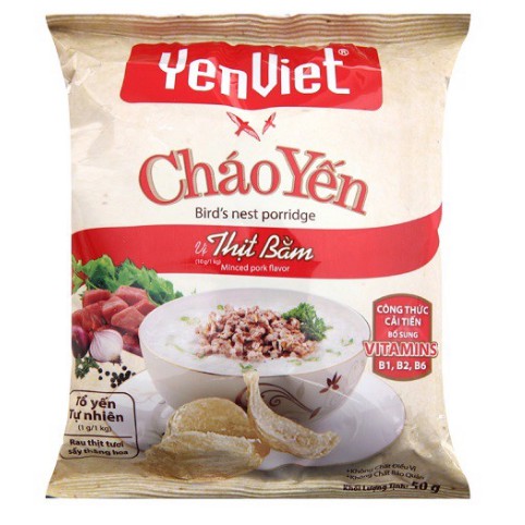 Cháo Yến Thịt Bằm 50gr