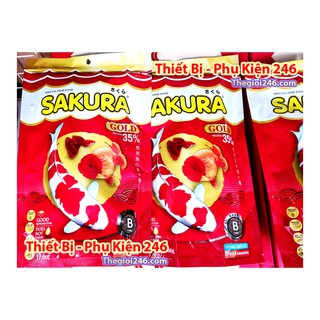 Thức Ăn Cá Sakura Gold 500g hạt nhỏ B