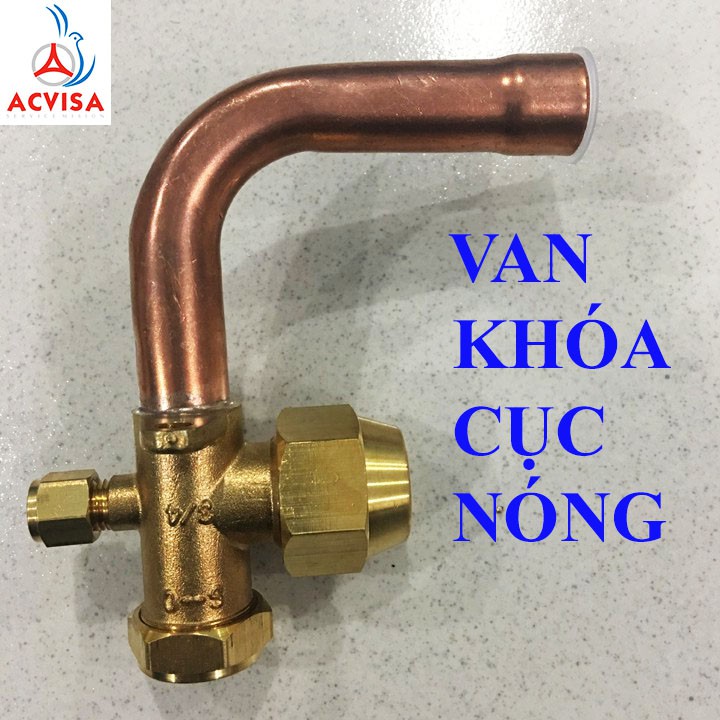 Van khóa cục nóng điều hòa - Khoá ga dàn nóng điều hoà máy lạnh (chọn cỡ) gas