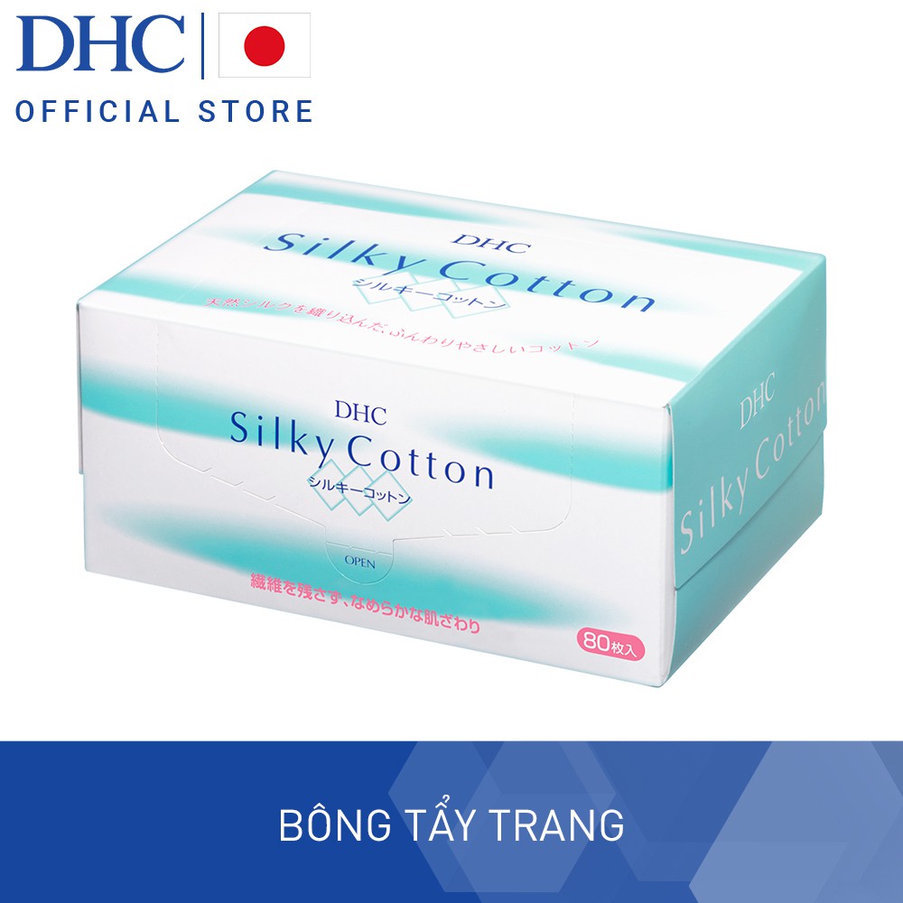 Bông tẩy trang DHC Silky Cotton 80pc