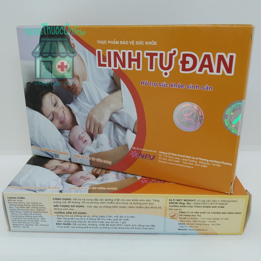 LINH TỰ ĐAN - Hỗ trợ điều trị vô sinh hiễm muộn