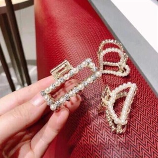 Set 3 cặp tóc đính đá và ngọc trai