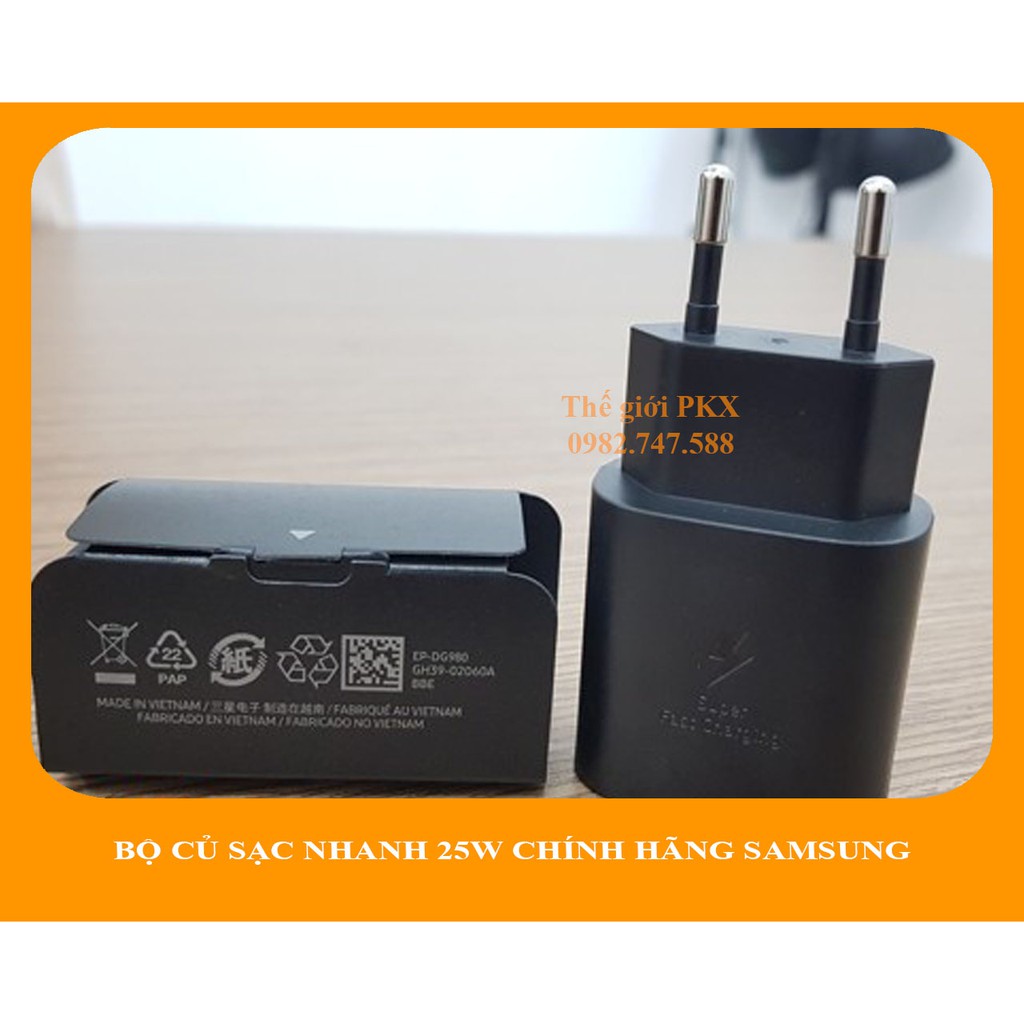 Bộ sạc siêu nhanh Galaxy A80 A90 chính hãng | Bộ sạc siêu nhanh 25W chính hãng