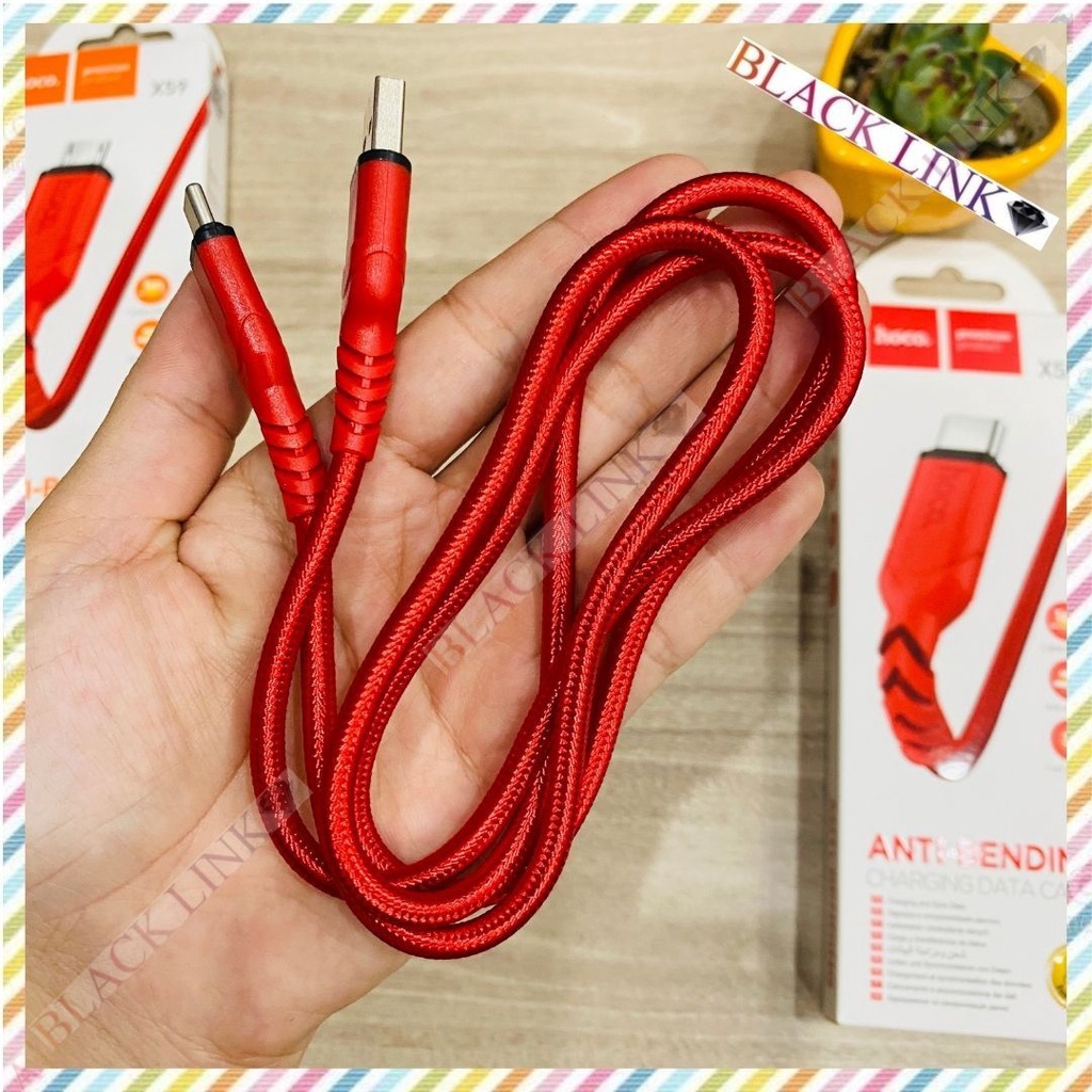 Dây Cáp Sạc HOCO X59 Type C - Micro USB - Dây Cáp Sạc Nhanh Pin Dự Phòng Tai Nghe Bluetooth Không Dây I12 Điện Thoại