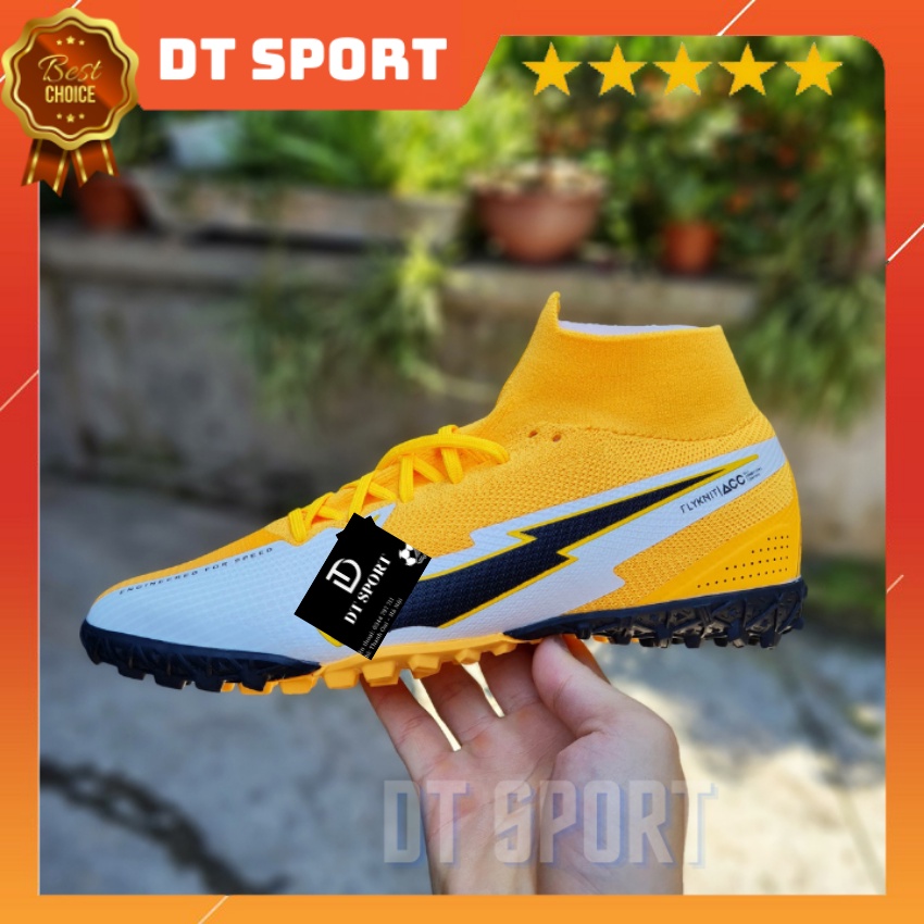 [Tặng Túi Rút Và Tất]Giày Đá Bóng Sân Cỏ Nhân Tạo Mercurial Superfly 7 Elite MDS TF Midfielder M1, Giày Đá Banh Nam