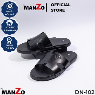 [DA THẬT] Dép nam da bò cao cấp - Manzo 102