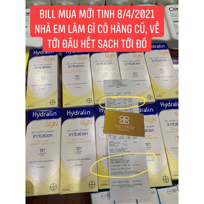 Dung dịch vệ sinh Hydralin