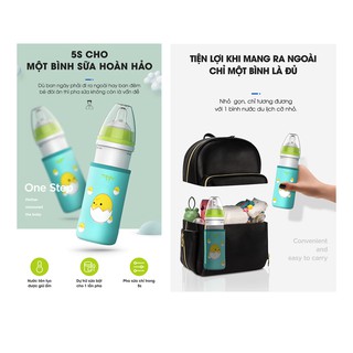 Bình Pha Sữa Di Động Tiny Baby Nhật Bản