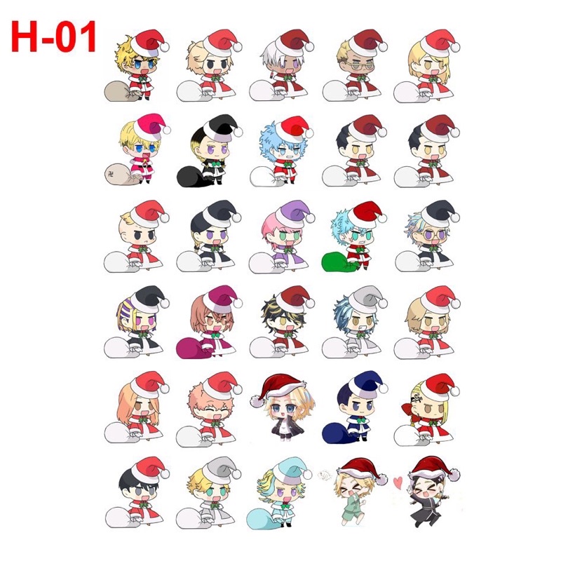 30-600 Sticker dán Rindou Haitani Sanzu Tokyo Revengers ảnh dán Haitani Tokyo Revengers