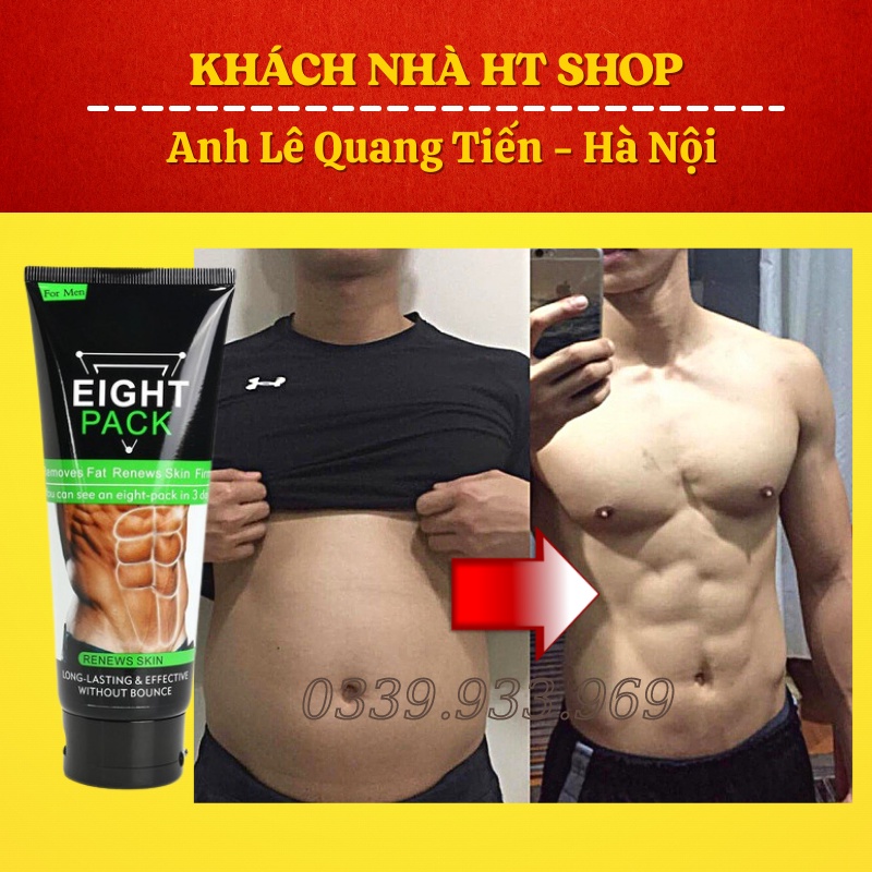 Kem Tan Mỡ Bụng - Kem Tăng Cơ Bụng Eight Pack Aichun Beauty 170g