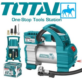 Dụng cụ bơm lốp kiểm tra lốp xe hơi ôtô 12V 140PSI Total TTAC1406