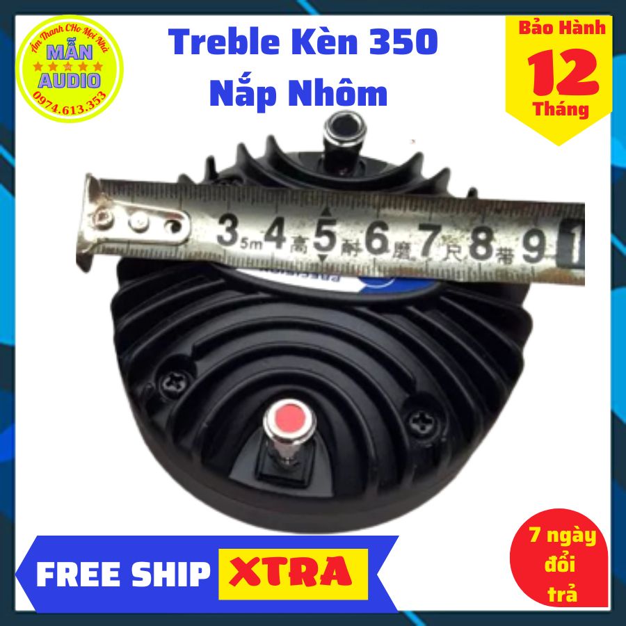 Loa treble kèn 350 nắp nhôm - Củ loa treble rời giá 1 cái