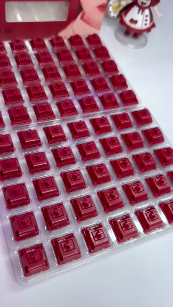 Switch Rouge | Linear 53g| Công tắc bàn phím cơ | TechGraftVN |Có dịch vụ Lubed | BigBuy360 - bigbuy360.vn