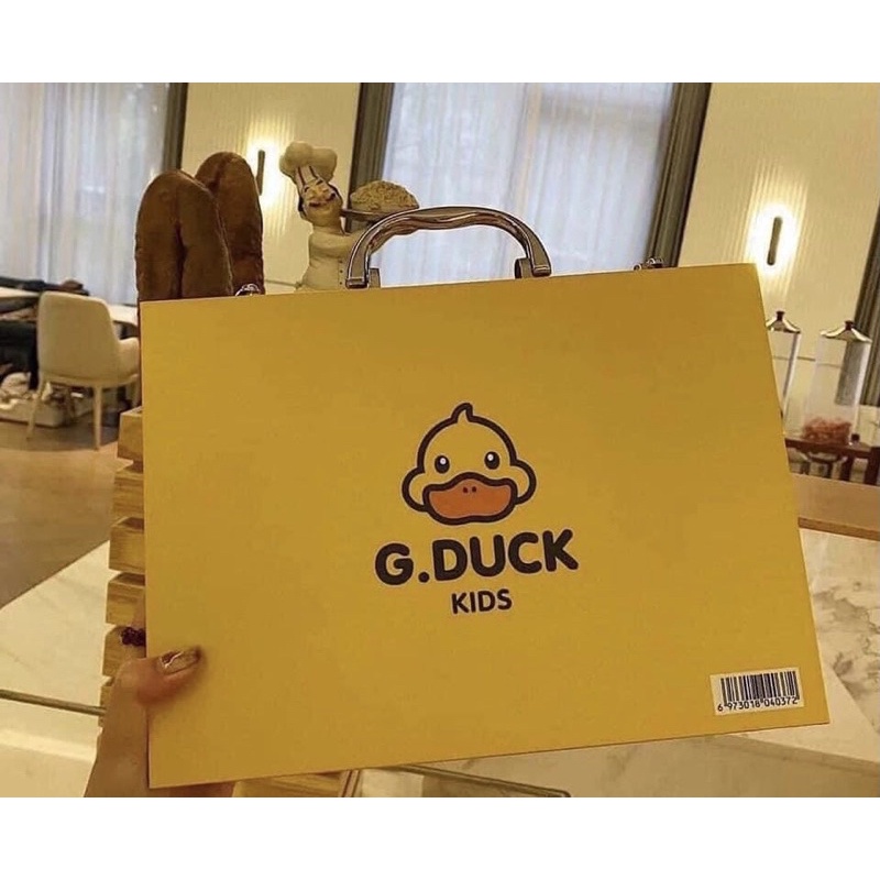 BỘ TÔ MÀU VẼ G-DUCK VỊT VÀNG 67 CHI TIẾT CHO BÉ