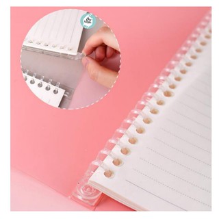 Sổ Còng Nhựa Dẻo – B5 26 Lỗ / A5 20 Lỗ – Binder Planner