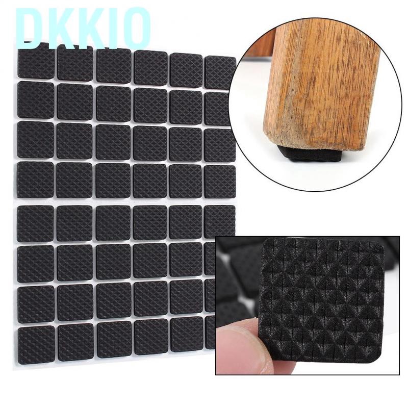Set 48 miếng cao su đen giữ chân bàn ghế chống trượt tiện dụng | BigBuy360 - bigbuy360.vn