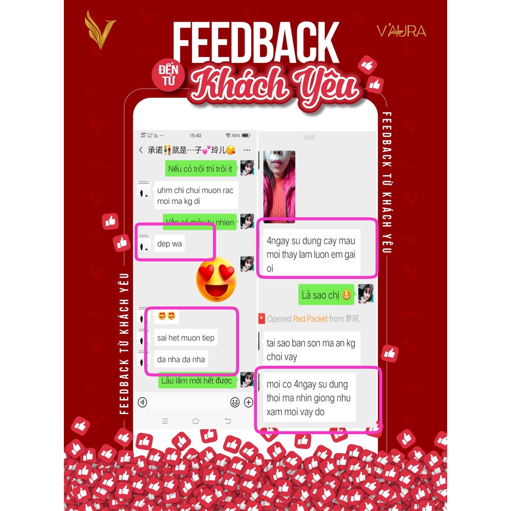 Mẫu Mới - Combo Cấy Hồng Môi Vaura Master Lips V3 Babier Lips Volume  ,mờ thâm làm hồng môi