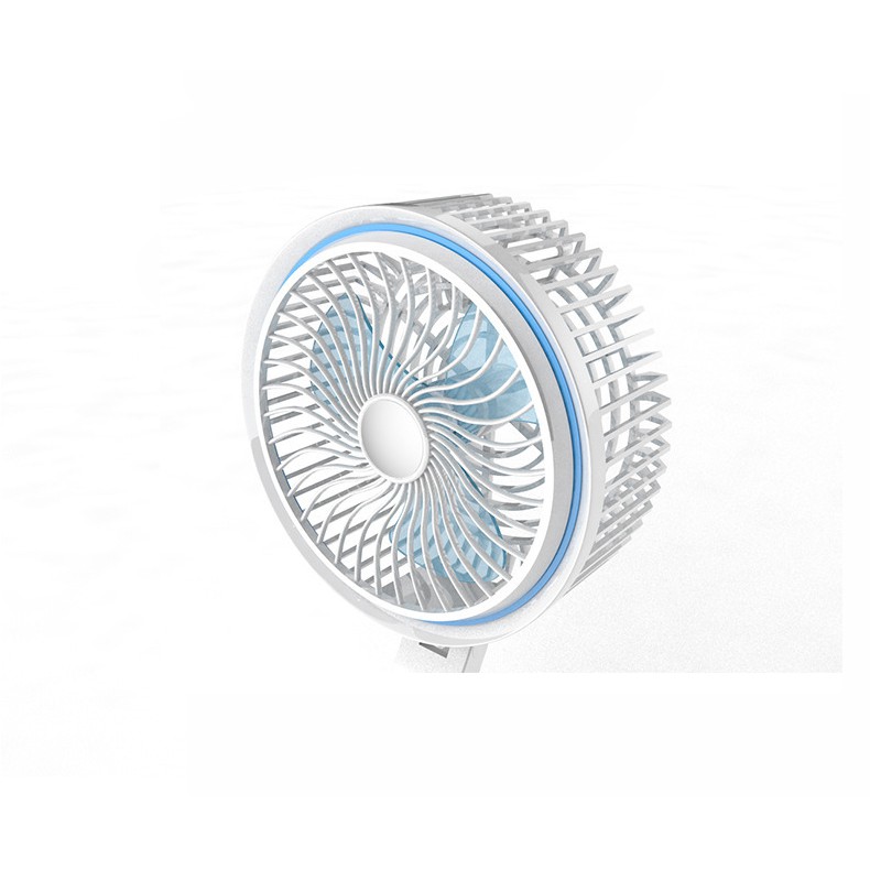 Quạt Sạc Tích Điện Gấp Gọn Folding Fan lR - 2018, Siêu Tiện Lợi