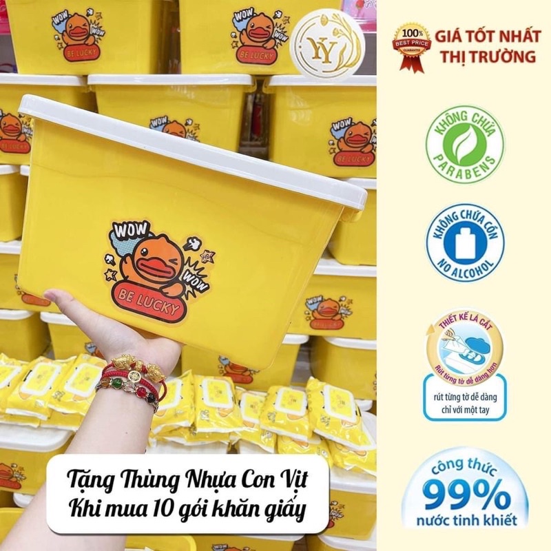 Giấy ướt vịt vàng