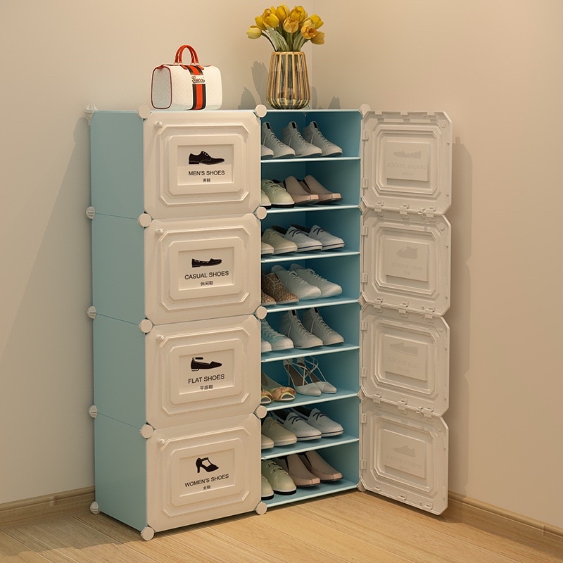 Kệ đựng giày dép, tủ bảo quản, kệ giá nhựa lắp ghép đa năng