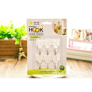 Vỉ 6 Móc Dán Tường