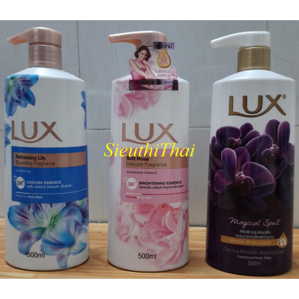 Sữa Tắm LUX chai 500ML Thái Lan