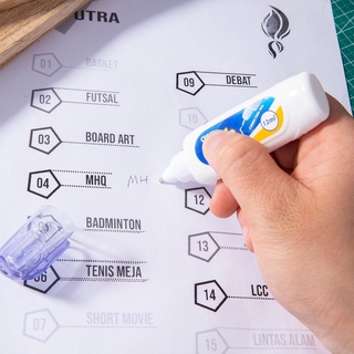 Bút xóa nước 12ml Deli loại khô nhanh màu Xanh dương - 1 cái E39292 - HOKAMI STORE