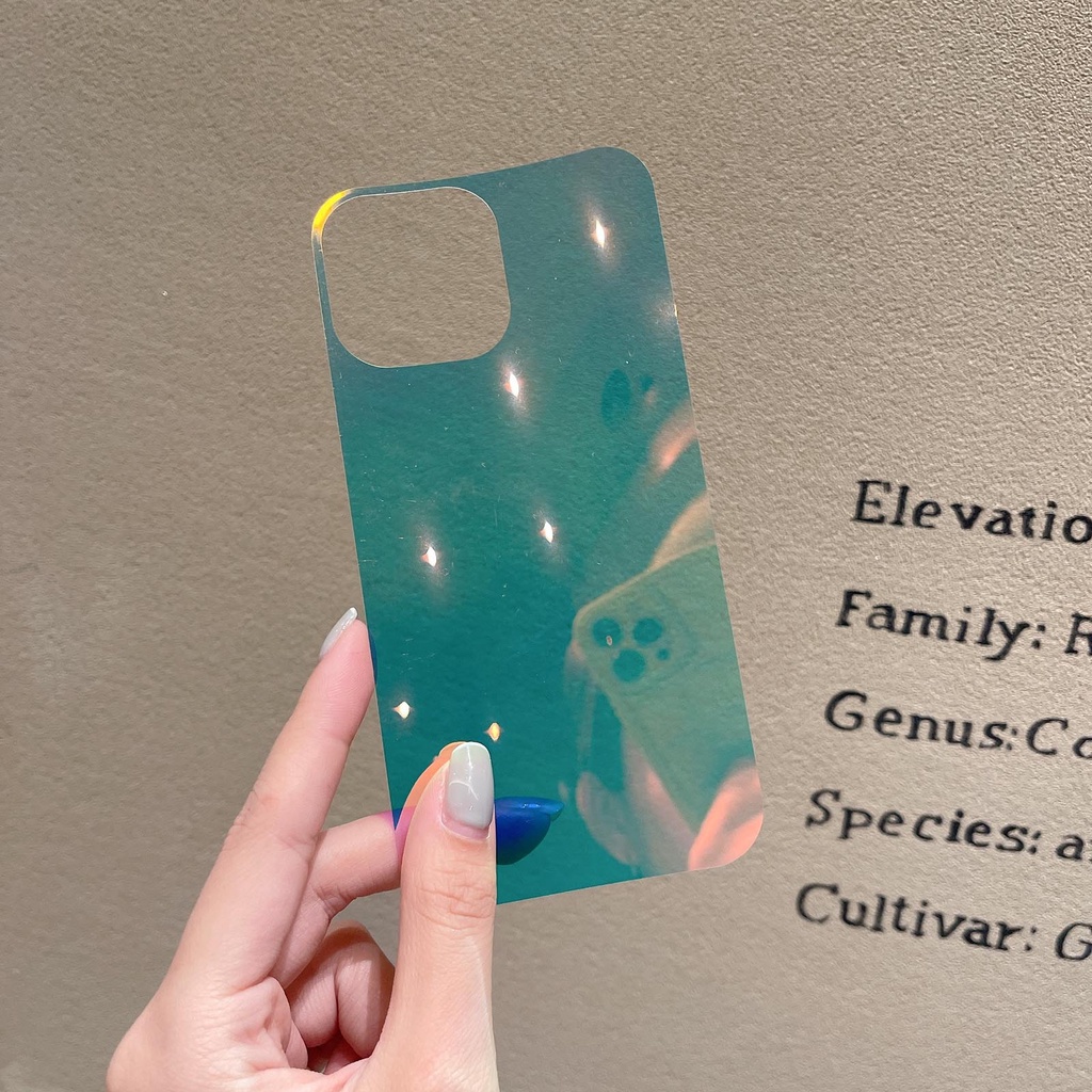 Ốp Điện Thoại Màu Cầu Vồng laser Cho iphone 15 14 13 12 11 pro max 7 8 plus se2 se3 12 13 pro Thẻ