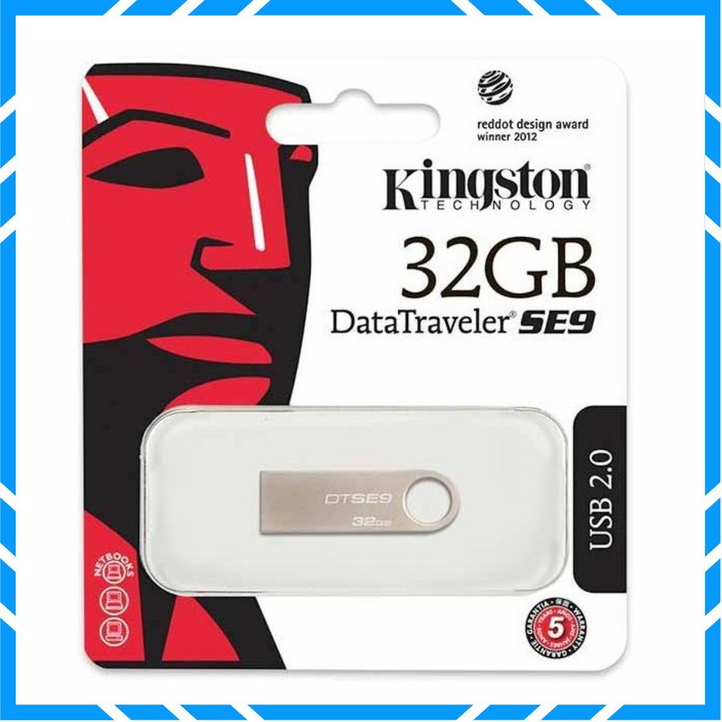 USB Kingston DTSE9 16GB 2.0 - BH chính hãng 60 tháng [LD-LHN]