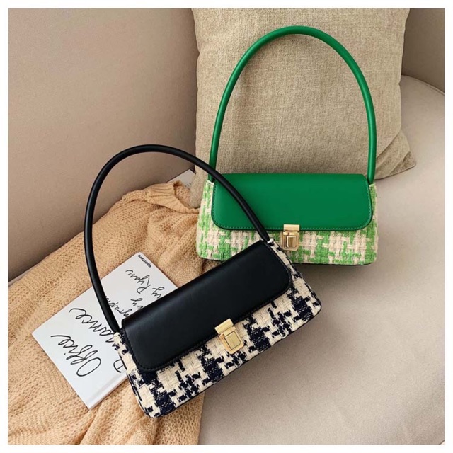 TÚI KẸP NÁCH HOẠ TIẾT ĐEN TRẮNG