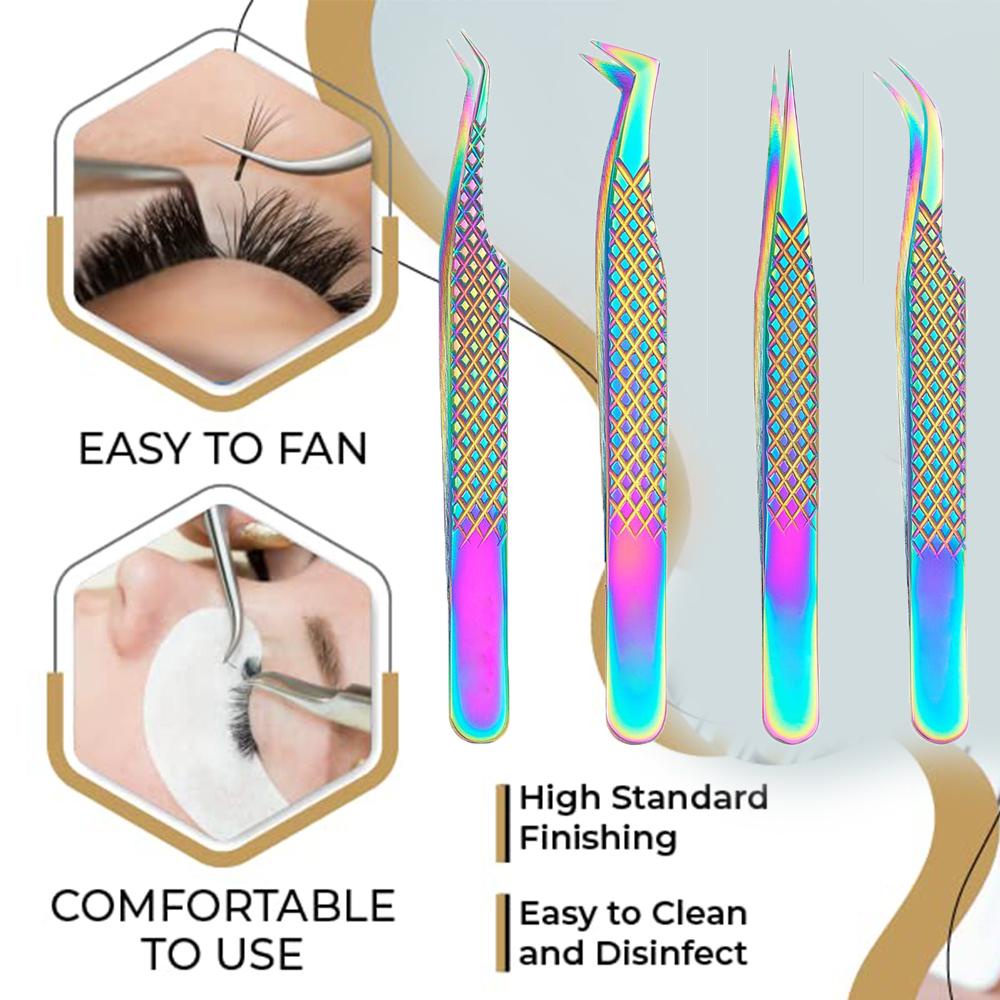 Nhíp Uốn Mi Cong 45 / 90 Độ Bằng Thép Không Gỉ