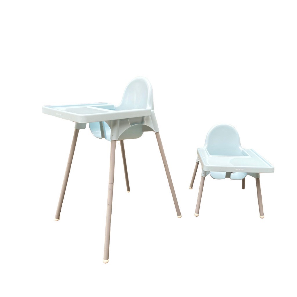 Ghế ăn dặm cho bé Glosby Babyhop,ăn dặm kiểu nhật & BLW, 2 chế độ chân, kèm mặt bàn, cho bé từ 6 tháng