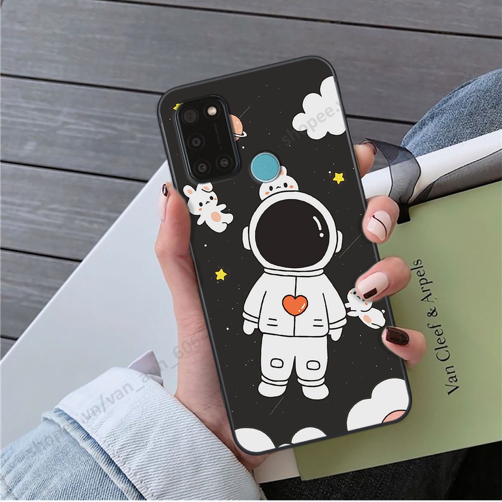 Ốp Realme C17 / 7i hình bầu trời, phi hành gia đẹp, ốp lưng điện thoại realme viền dẻo cao cấp