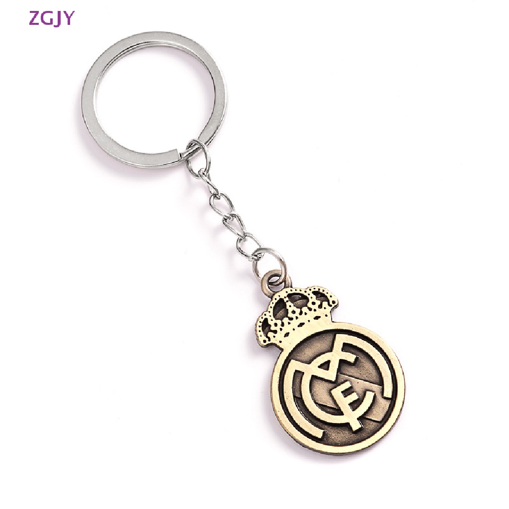 Móc Khóa Kim Loại Hình Logo Câu Lạc Bộ Bóng Đá ZGJY Mới