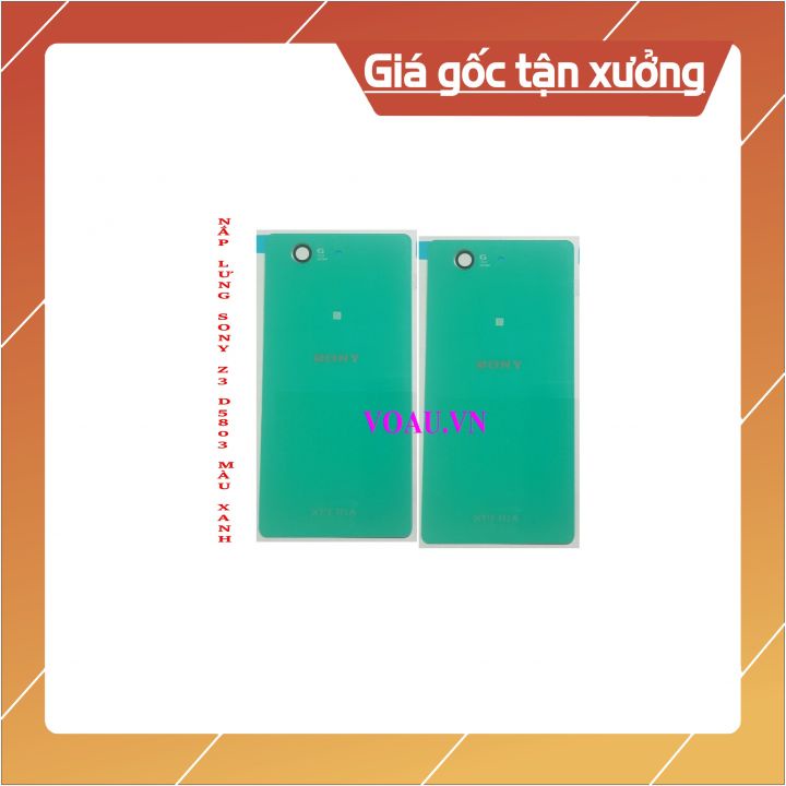NẮP LƯNG SONY Z3 D5803 MÀU XANH