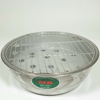 Lò nướng inox tròn size lớn-30cm