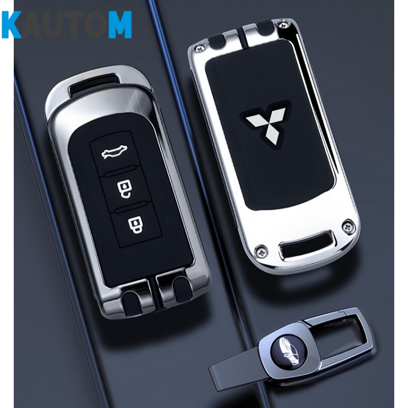 Vỏ Bảo Vệ Chìa Khóa Xe Hơi Mitsubishi Outlander Lancer 2021 Bằng Kim Loại