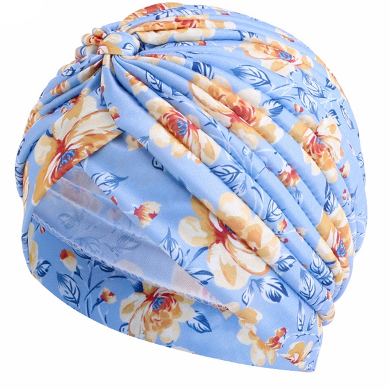 Khăn Turban In Hoa Thời Trang Nữ Tính