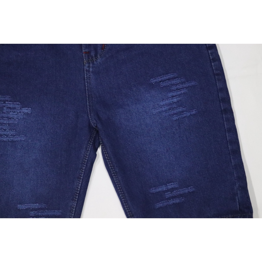 Quần sọt jeans cotton nam basic trơn rách sướt thời trang phong cách trẻ mát mẻ(44 -115kg)