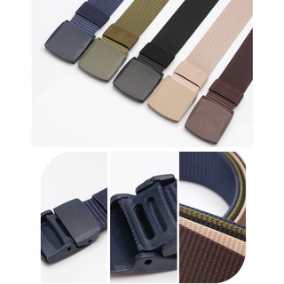 Dây thắt lưng  thời trang nam mặt nhựa dây nylon