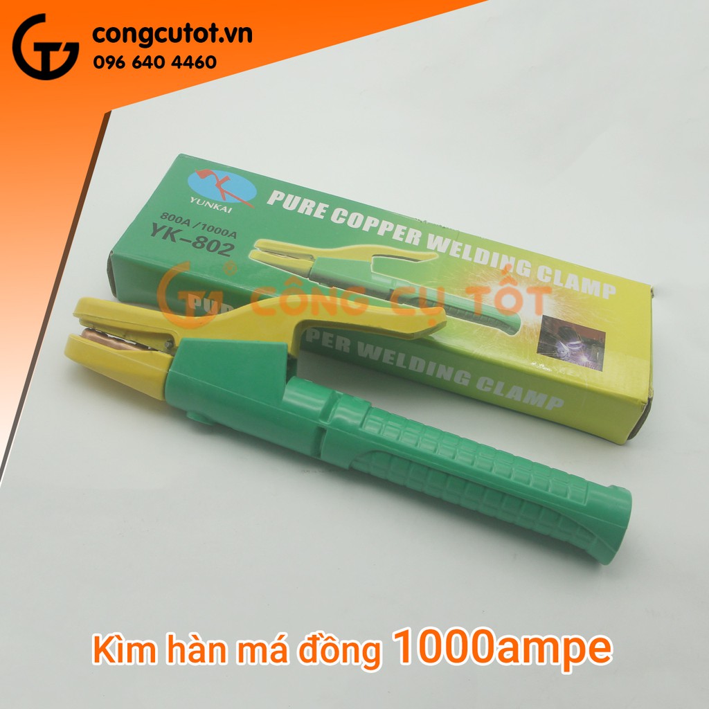 Kìm hàn má đồng nguyên chất YK-802 1000A Berrylion Kapusi K-2002