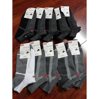 Combo 10 đôi tất nam Uni cổ ngắn, khửi mùi kháng khuẩn