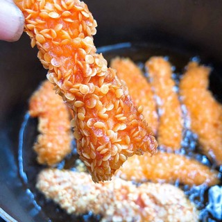 Gà lắc trân châu chiên vàng giòn rụm