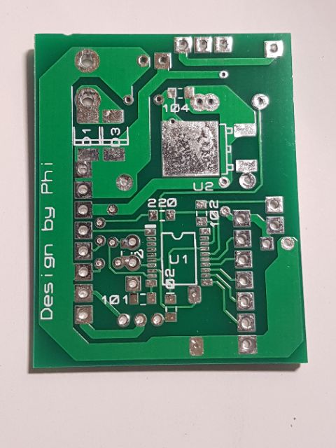 Pcb tạo xung đa năng điều khiển từ xa dùng chip nuvoton N76e003