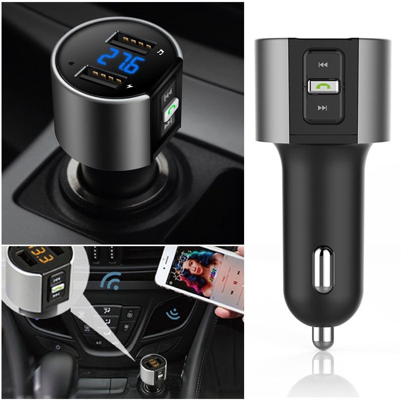 Bộ rảnh tay USB không dây Xe hơi Mp3 Fm Bộ phát Bộ điều chế Bluetooth