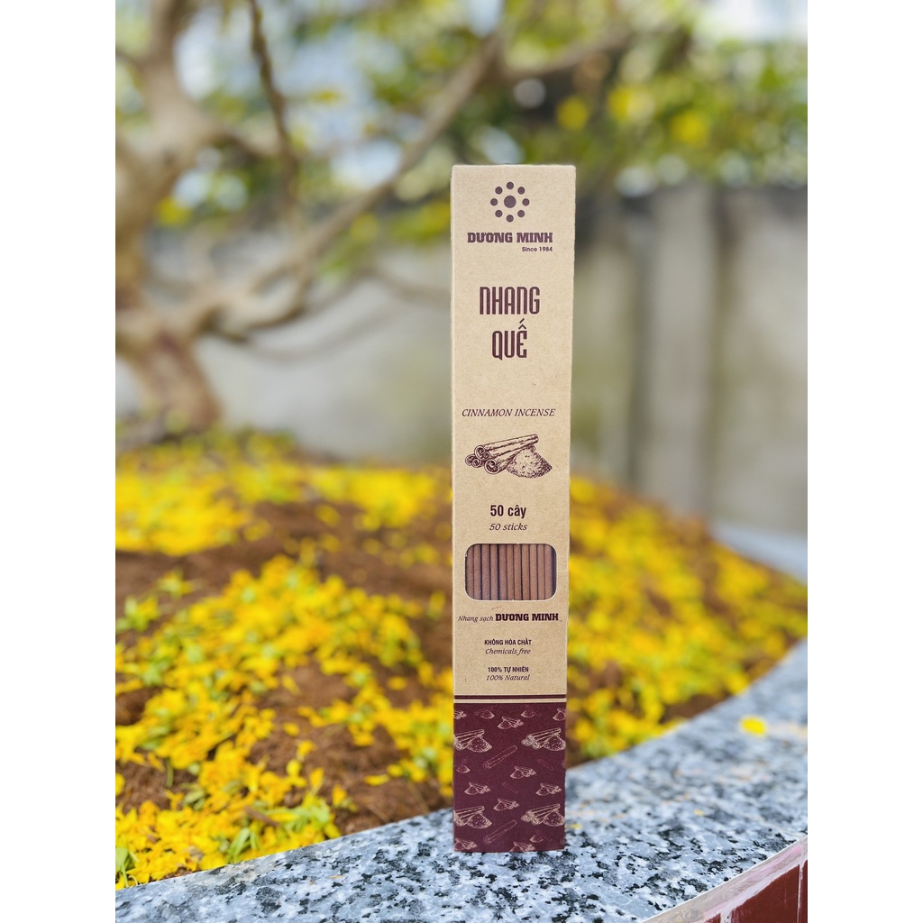 Nhang sạch 30cm Dương Minh 100% tự nhiên nhang Trầm Hương cao cấp / nhang Quế / Cam Sả / Bồ Kết / Khuynh Diệp / Thảo Mộc