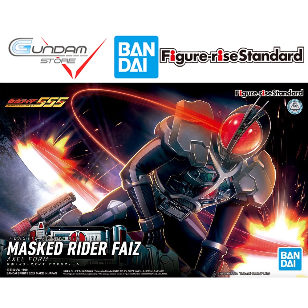 Mô Hình Lắp Ráp Figure-rise Standard Kamen Rider Faiz Axel Form Bandai Đồ Chơi Tokusatsu Nhật