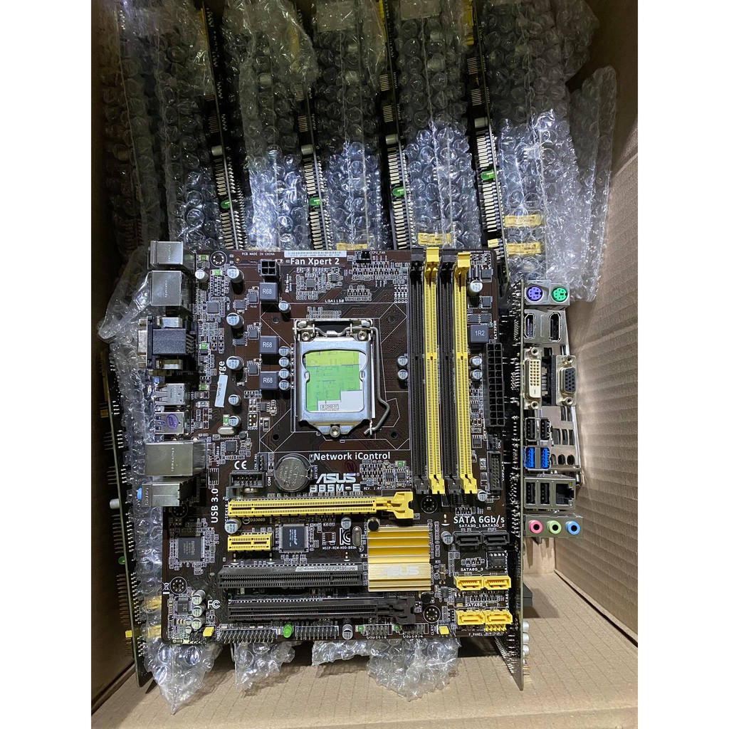 Main B85 4 khe ram Asus- GiGaByTe-Arock socket 1150 zin đẹp like new