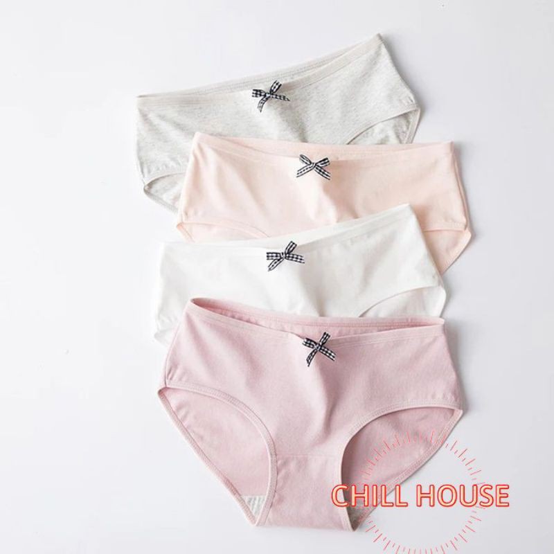 Quần Lót Cotton Phối Nơ Mềm Mại Mới 978 - CHILL HOUSE